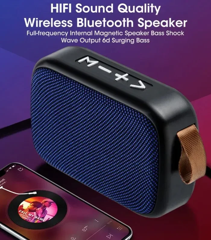 New Wireless Speaker Outdoor Portable Subwoofer Mini Speaker Home Cloth Card Speaker